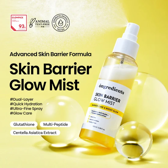 ONGREDIENTS Skin Barrier Glow Mist 100ml