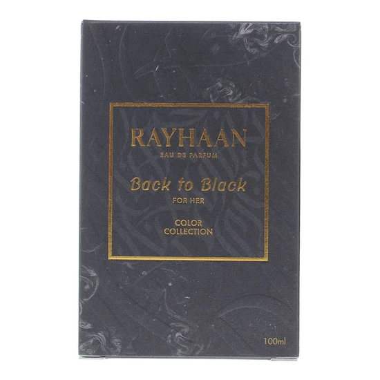 Rayhaan Back To Black Eau De Parfum 100ml