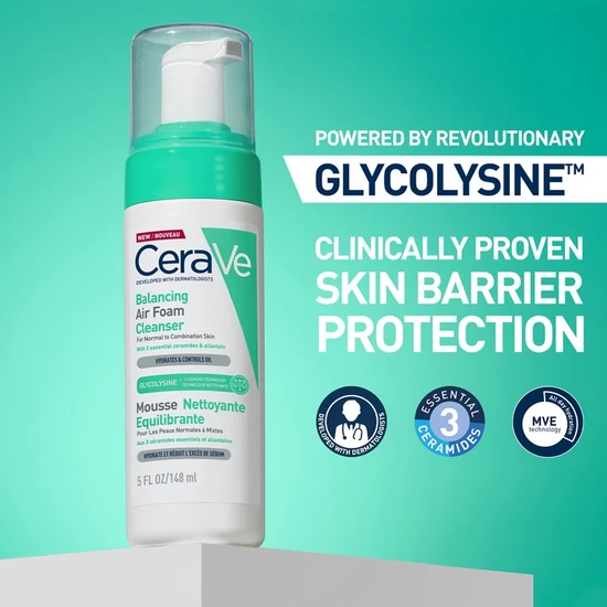 CeraVe Balancing Air Foam Facial Cleanser