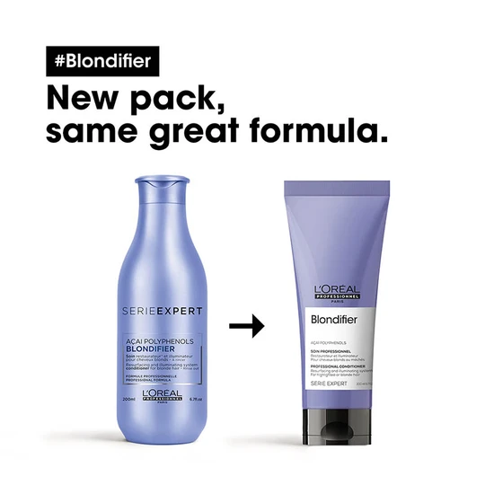 L'Oréal Professionnel Serie Expert Blondifier Shampoo Gloss & Conditioner Duo 300ml Shampoo + 200ml Conditioner
