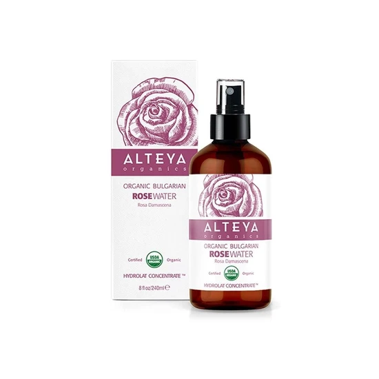 Alteya Organics Bulgarian Rose Glass Water Spray 240ml