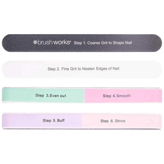 Brushworks 6 Way Shape & Shine Buffer