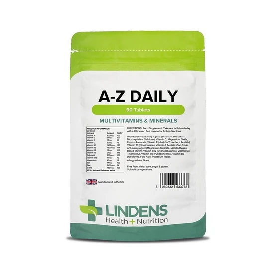 Lindens Multivitamins A-Z Daily 90 Tablets