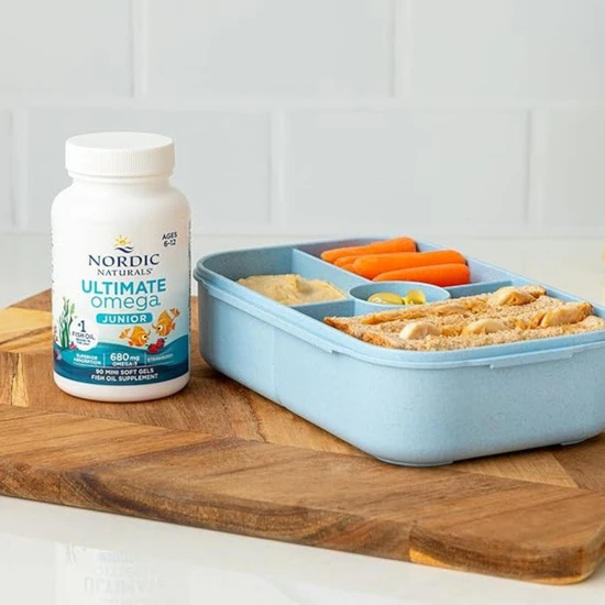 Nordic Naturals Ultimate Omega Fish Oil Junior 680mg Strawberry 90 Softgels