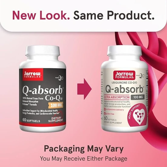 Jarrow Formulas Q-absorb 100mg Softgels 60 Softgels