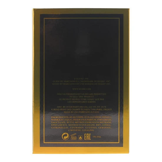 Guess By Marciano For Men Eau De Toilette 100ml