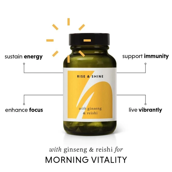 The Herbtender Rise & Shine Capsules 60 Capsules
