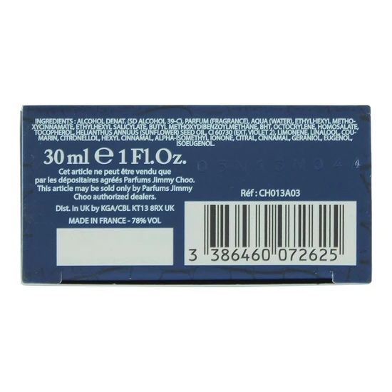 Jimmy Choo Man Blue Eau De Toilette 30ml