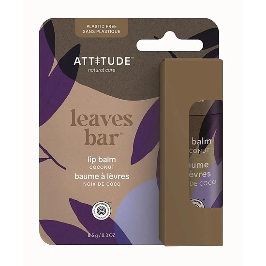 Attitude Plastic-Free Coconut Lip Balm Enriched With Olive Oil 8.5 g