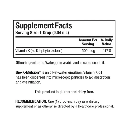 Biotics Research Bio-K-Mulsion Liquid 30ml