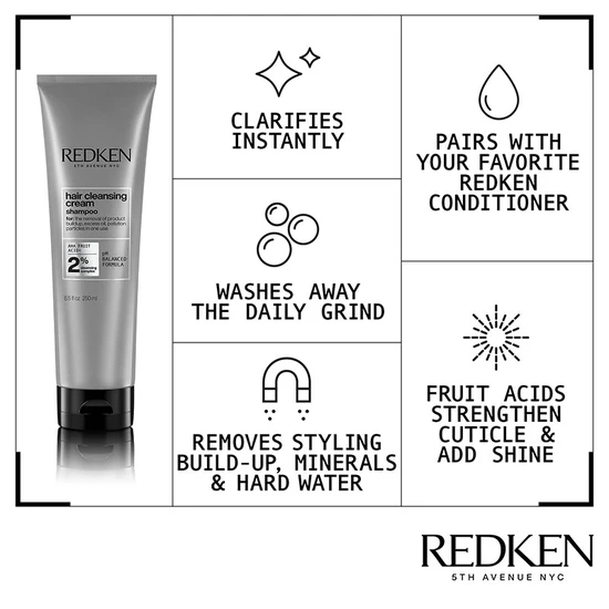 Redken Hair Cleansing Cream Clarifying Shampoo 250ml