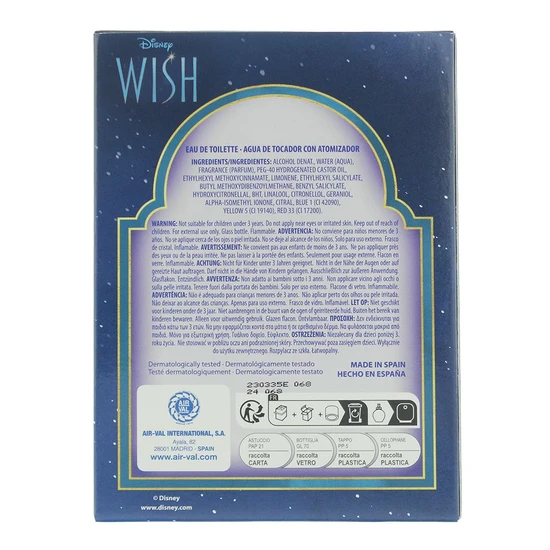 Disney Wish Children's Eau De Toilette 100ml