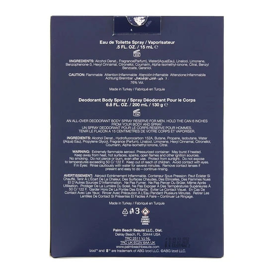 Izod Green Gift Set 15ml Eau De Toilette + 200ml Body Spray