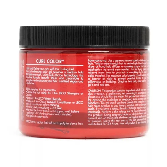 As I Am Curl Colour Hot Red 182g