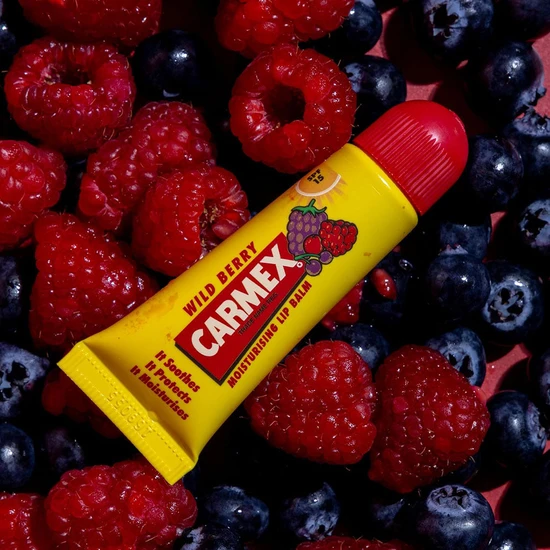 Carmex Moisturising Lip Balm Tube Wild Berry 10g