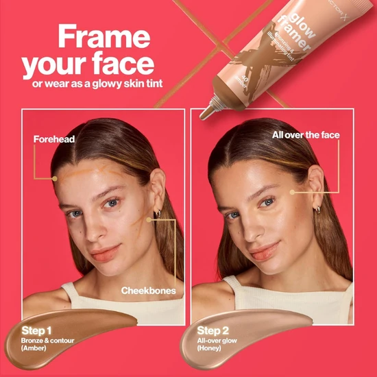 Max Factor Glow Framer Bronzing & Illuminating Tint 10 Sand