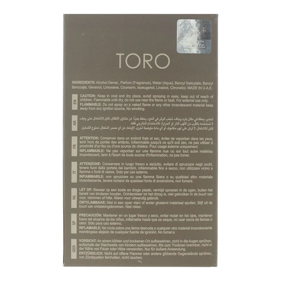 Maison Alhambra Toro Glace Pour Homme Eau De Parfum 100ml