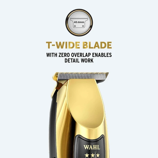 Wahl Cordless Detailer Li Trimmer Gold