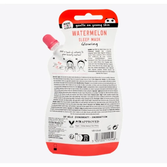 JiinJu Beauty Jiinju Glowing Watermelon Sleep Mask 40ml