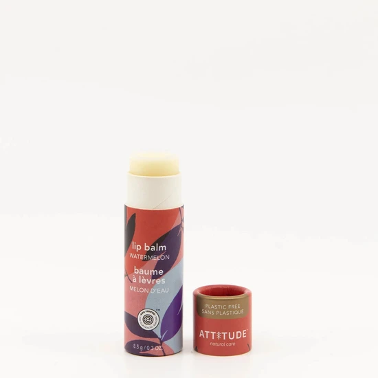 Attitude Plastic-Free Watermelon Lip Balm Enriched With Olive Oil 8.5 g