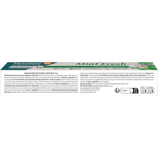 Himalaya Herbals Mint Fresh Herbal Toothpaste 75ml