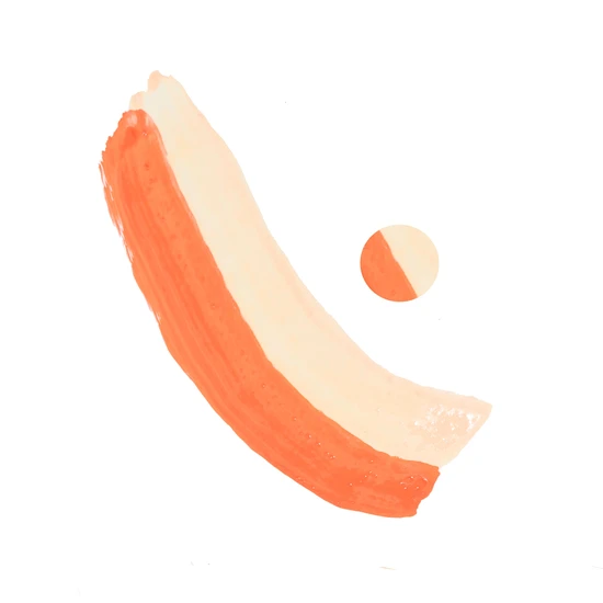 Glisten Cosmetics Peach Melba UV Orange & Peach Split Liner Eyeliner Small - 3g