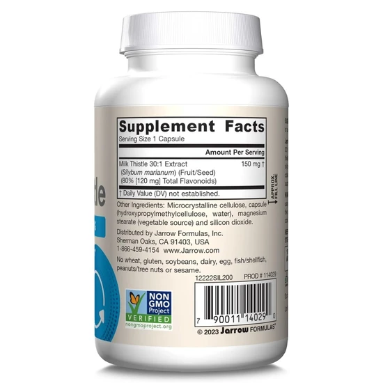 Jarrow Formulas Milk Thistle 150mg 200 Veg Caps