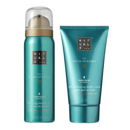 Rituals The Ritual Of Karma Mini Gift Set 70ml Body Cream + 50ml Foaming Shower Gel