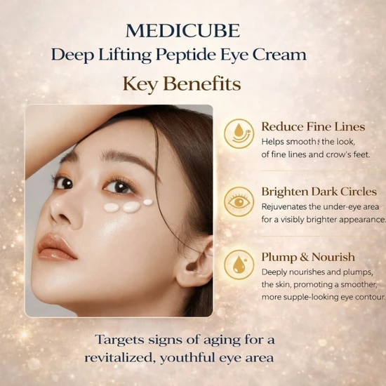 Mii Cosmetics MEDICUBE Deep Lifting Peptide Eye Cream 30ml