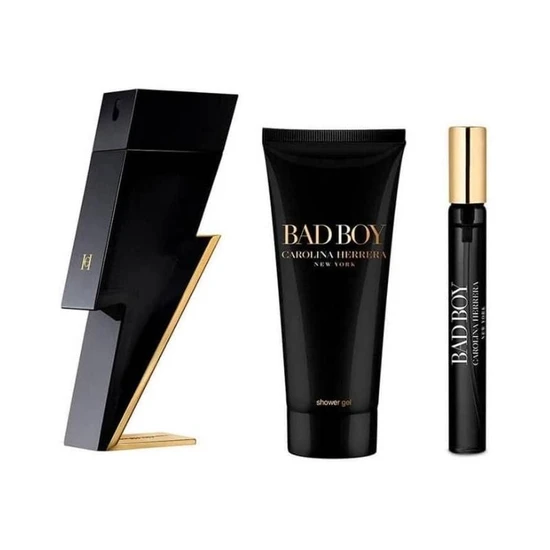 Carolina Herrera Bad Boy Gift Set 50ml & 3pc