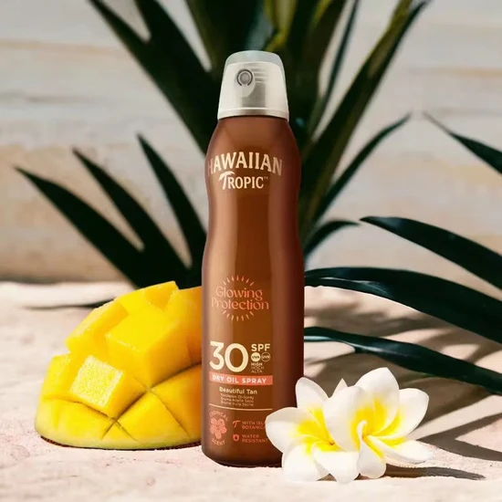 Hawaiian Tropic Glowing Protection Beautiful Tan Dry Oil Spray SPF 30 180ml
