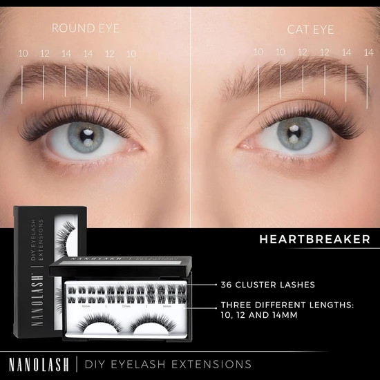 Nanolash DIY Eyelash Extensions Starter Kit Heartbreaker