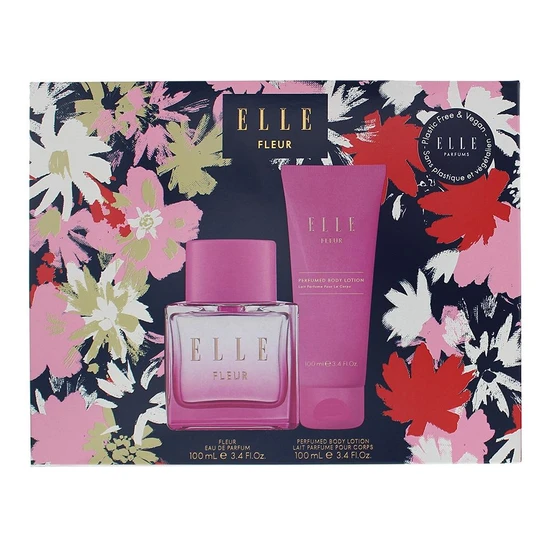 Elle Fleur Eau De Parfum Gift Set 100ml Eau de Parfum + 100ml Body Lotion