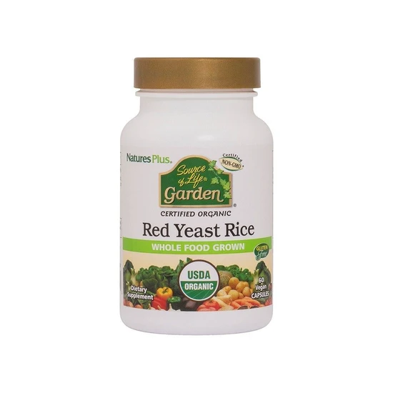 Nature's Plus Source Of Life Garden Red Yeast Rice 600mg Vegicaps 60 Vegicaps