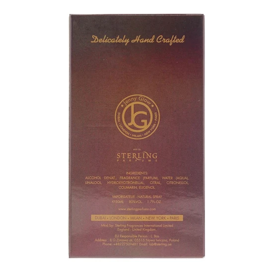 Jenny Glow Sir Pour Homme Eau De Parfum 50ml