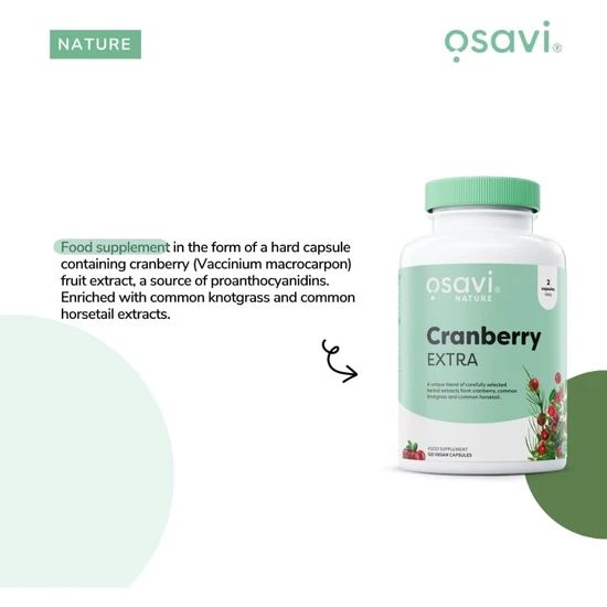 Osavi Cranberry EXTRA Capsules 30 Capsules