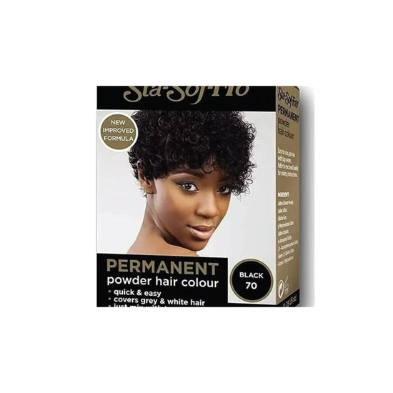 Sta-Sof-Fro Permanent Powder Hair Colour Jet Black