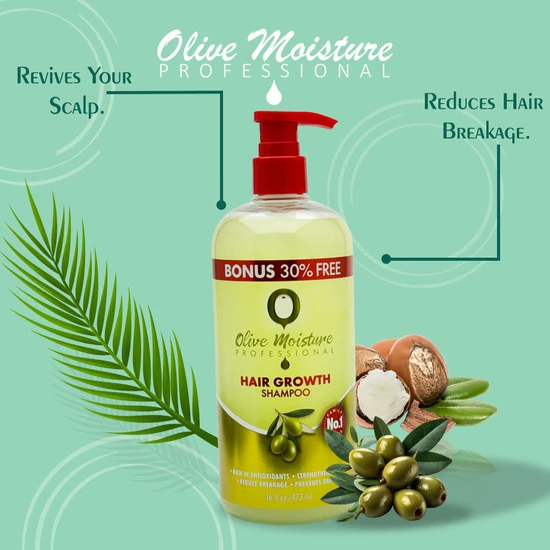 Olive Moisture Professional Hair Growth Shampoo 473ml
