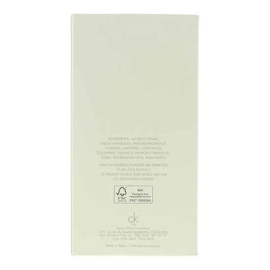 Calvin Klein CK One Eau De Toilette 200ml