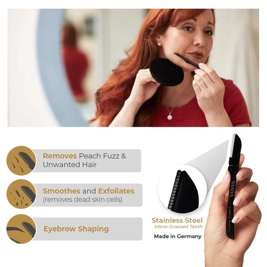 Hollywood Browzer Dermaplaner Single Browzer Black