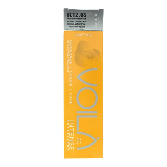 Intercosmo Voila 3c Intense Superlight Hair Colour SL12.0S Neutral Superblonde