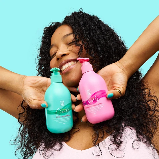 Give Me Four Curls Intense Hydration Bundle 280ml Shampoo, 280ml Conditioner + 250ml Leave-In Conditioner
