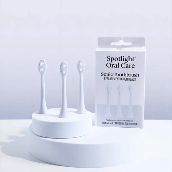 Spotlight Sonic Toothbrush Replacement Heads White