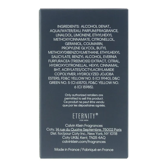 Calvin Klein Eternity For Men Eau De Toilette 30ml