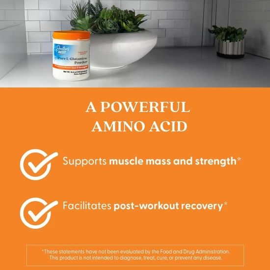 Doctor's Best L-Glutamine Powder 300g