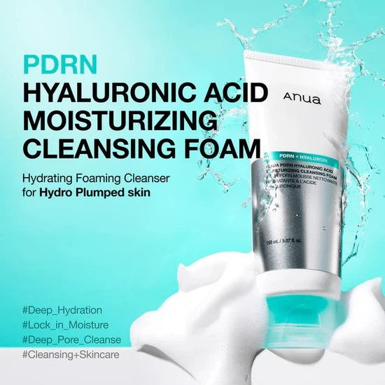 ANUA PDRN Hyaluronic Acid Moisturising Cleansing Foam 150ml