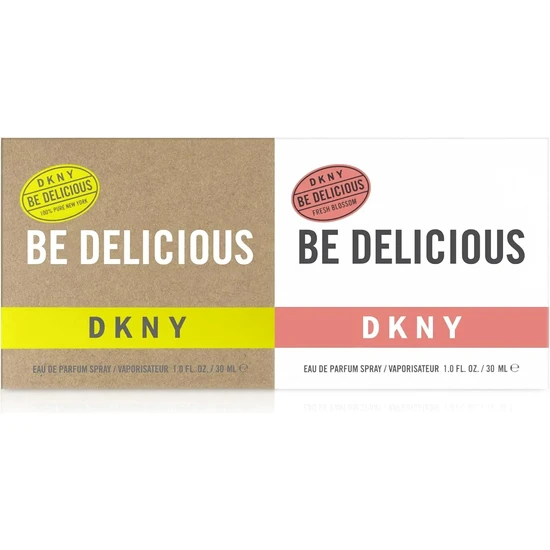 DKNY Be Delicious Gift Set 30ml Be Delicious Eau De Parfum + 30ml Fresh Blossom Eau De Parfum
