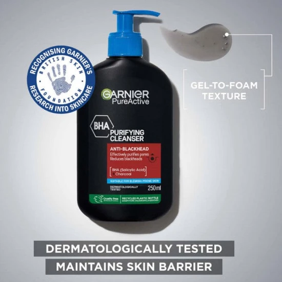 Garnier Pure Active BHA Purifying Cleanser 250ml