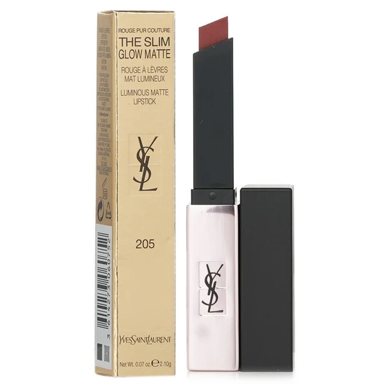 Yves Saint Laurent Rouge Pur Couture The Slim Glow Matte 205 Secret Rosewood