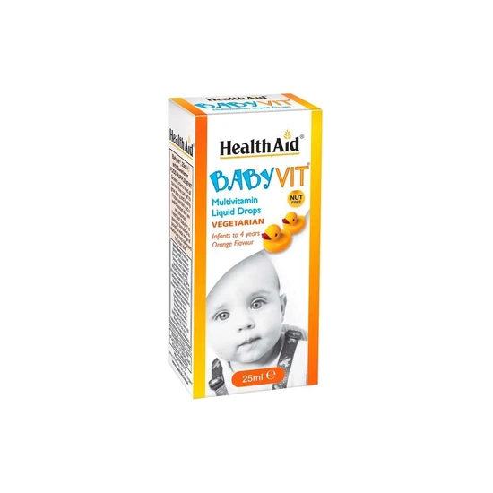 Health Aid BabyVit Drops Orange Flavour 25ml